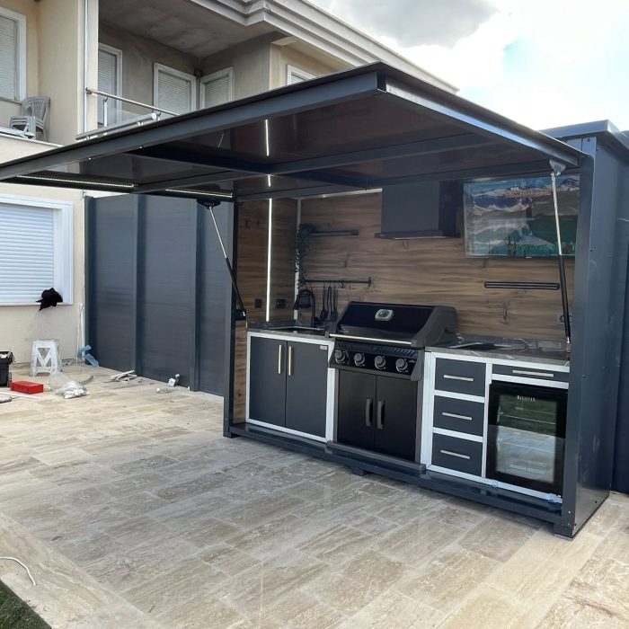 Kapalı Bahçe Mutfağı | 300 Cm | Gazlı Barbekülü