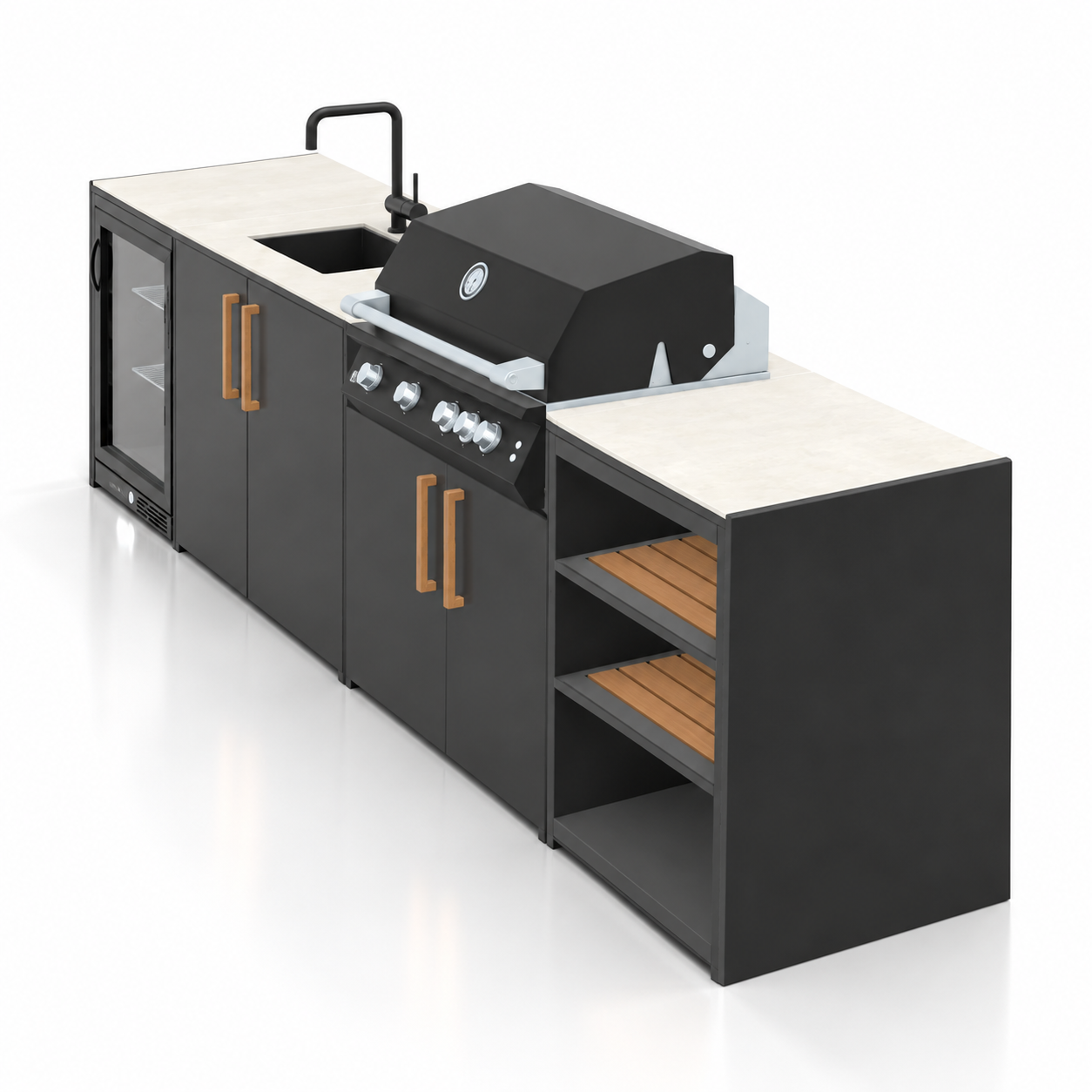 Flamecore® Açık Bahçe Mutfağı – 300 cm - Görsel 3