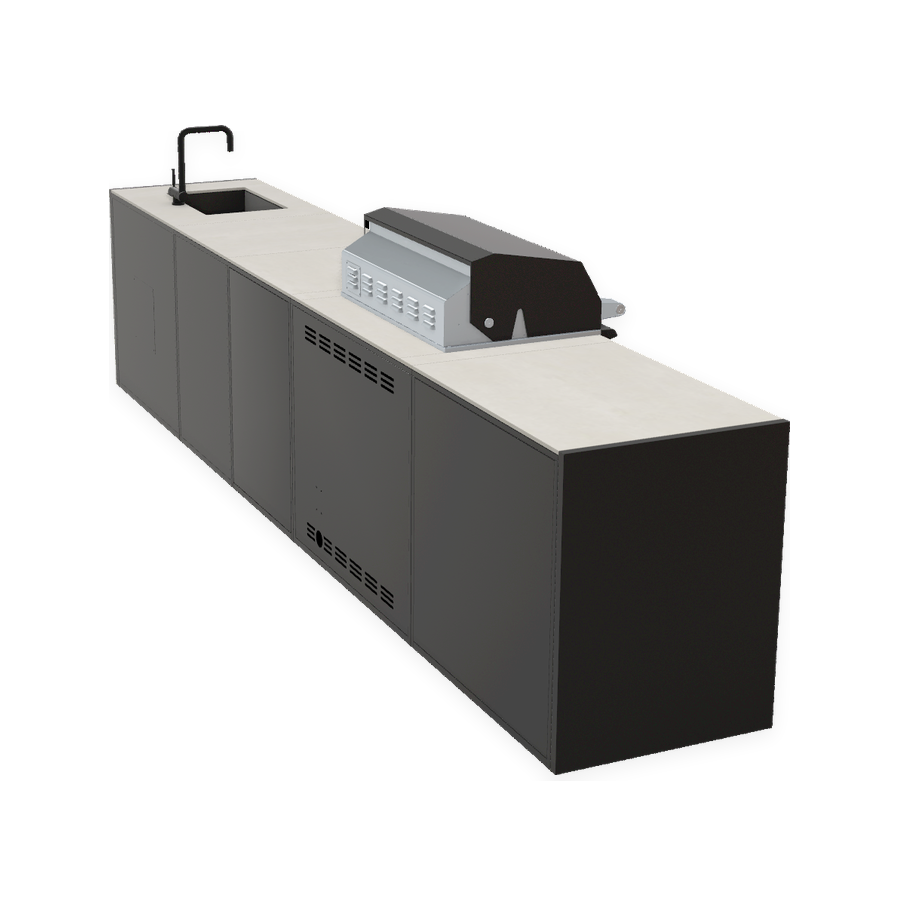 Flamecore® Açık Bahçe Mutfağı – 360 cm - Görsel 4